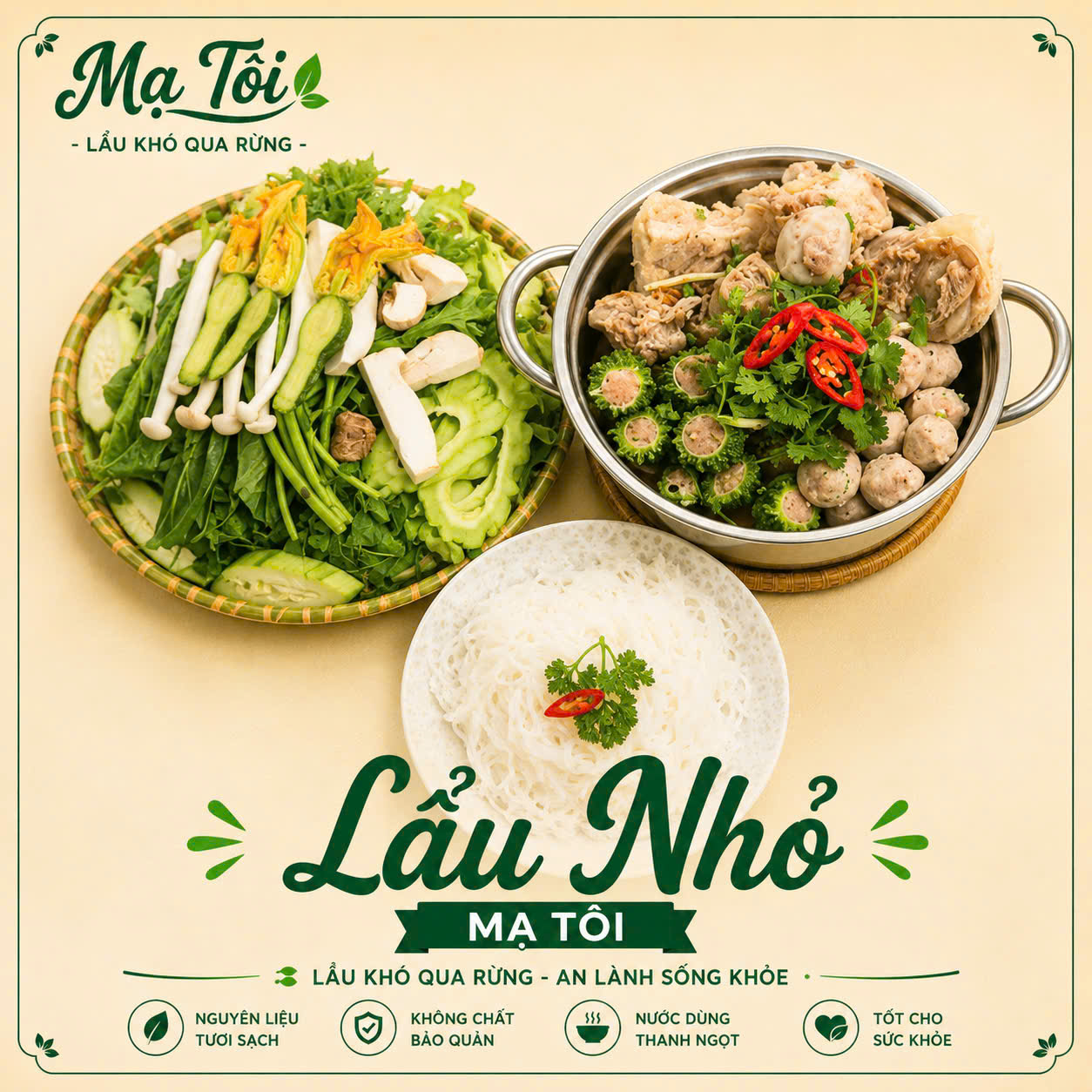Lẩu Khổ Qua Rừng Xí Quách - Size Nhỏ